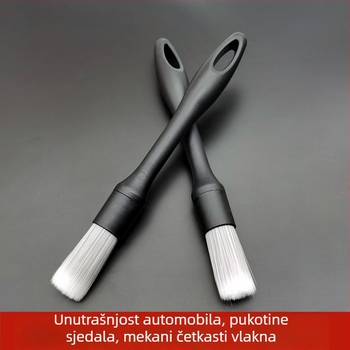 Četka za čišćenje unutrašnjosti automobila – za otvore klima uređaja i pukotine sjedala, detaljno čišćenje, mekane dlačice četke (Materijal: kemijska vlakna)