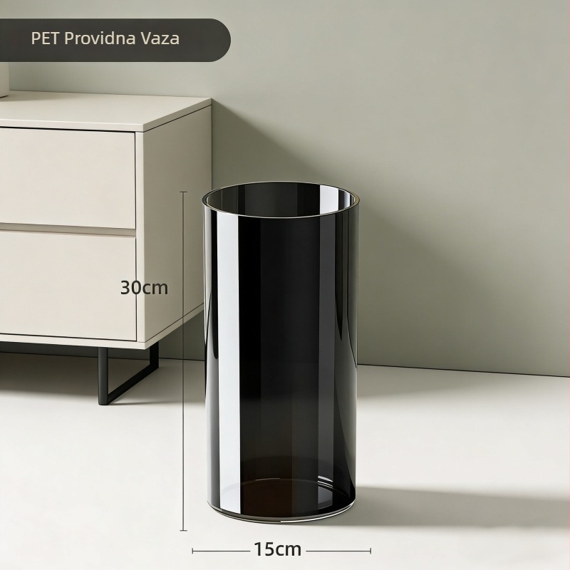PET posuda za cvijeće – prozračna, prozirna, izdržljiva; za stol i pod; jednostavan modern stil; pogodno za ured i kućnu njegu biljaka