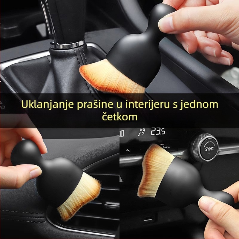 Mekana četka za čišćenje unutrašnjosti automobila za otvore za zrak i praznine među tipkama (materijal: PP; vrsta: četka za pranje automobila)