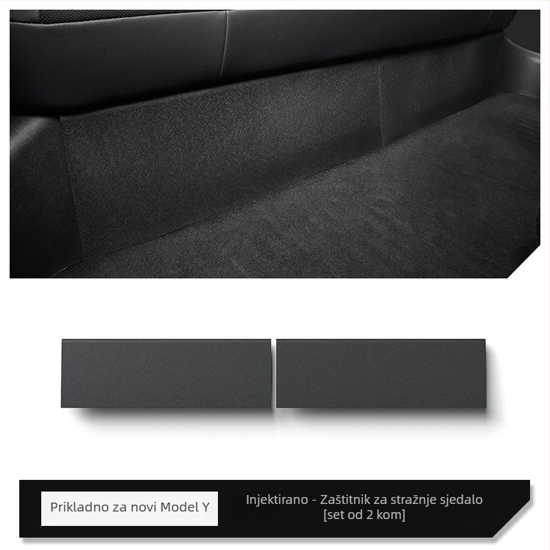 Zunduo Zaštita praga vrata Tesla Model Y s Anti-Kick pedalom za automatski mjenjač