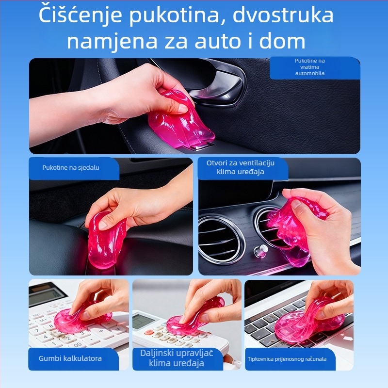 Goodway gel za čišćenje automobila, višenamjenski gel za uklanjanje prašine za auto i dom, čišćenje prostora između tipki na tipkovnici
