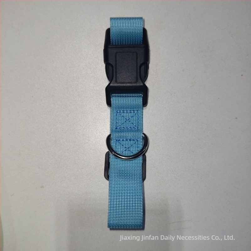 Set ogrlice i povodca za pse - najlon, monohromatski uzorak, ležerni stil, Jinfan