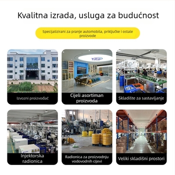 Yihu Visokotlačna vodena pištolj za pranje automobila, glava od aluminijske legure s bakreno-nikl premazom, ručka od aluminijske legure, domet prskanja 10–15 m, pogodna za pranje auta, ispiranje podova i zalijevanje cvijeća