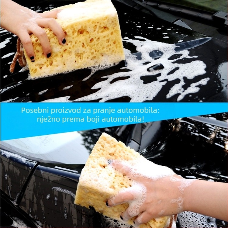 Town Head spužva za pranje automobila s heksagonalnom strukturom – porozna koralna poliesterska spužva, visoka gustoća