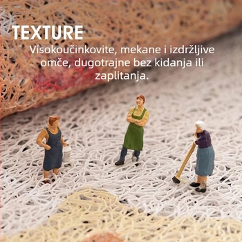 Ulazna prostirka s motivom psa u linijskom stilu, otporna, prilagodljiva veličini, žičane petlje, otporna na prljavštinu, periva, crvena