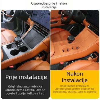 Bežični silikonski podložak za unutrašnjost automobila - protiv klizanja, otporan na prašinu, apsorpcija udaraca