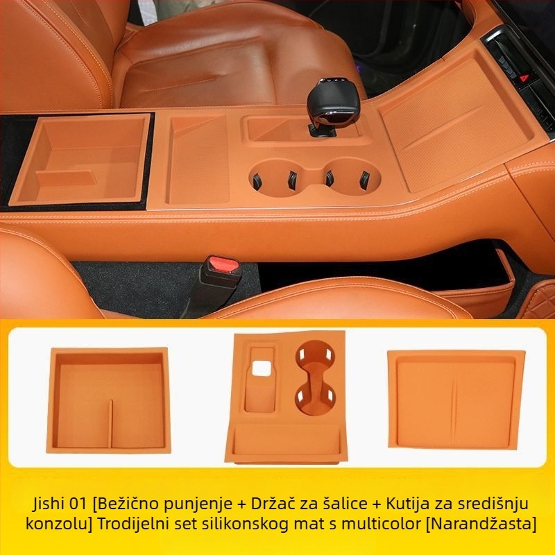 Bežični silikonski podložak za unutrašnjost automobila - protiv klizanja, otporan na prašinu, apsorpcija udaraca