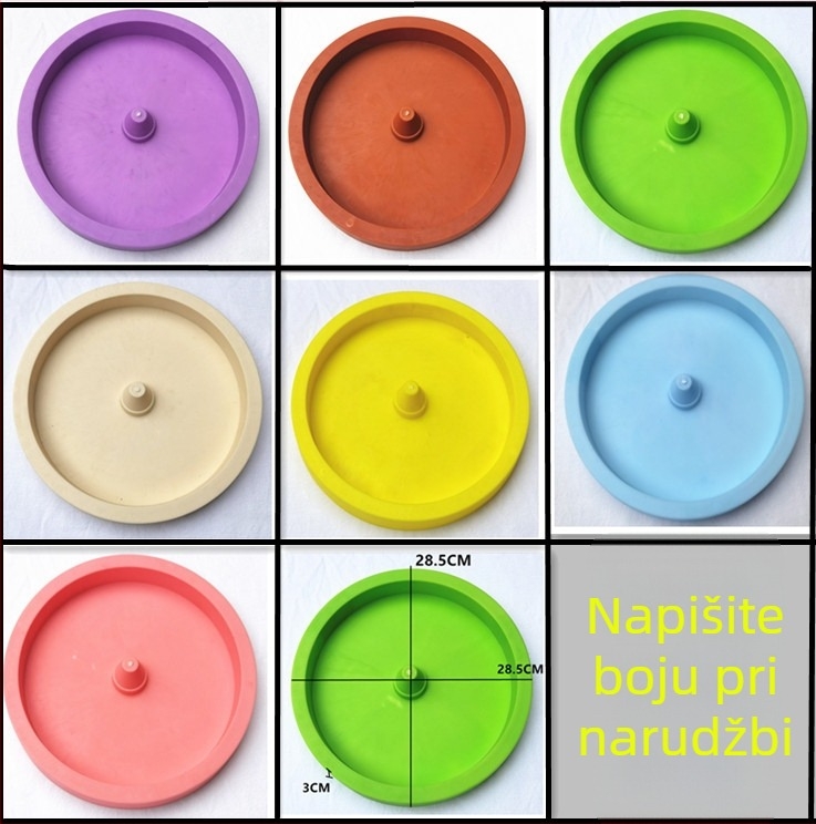 Cvjetni lonac s trodimenzionalnim višeslojnom posudom za uzgoj povrća i jagoda, plastični