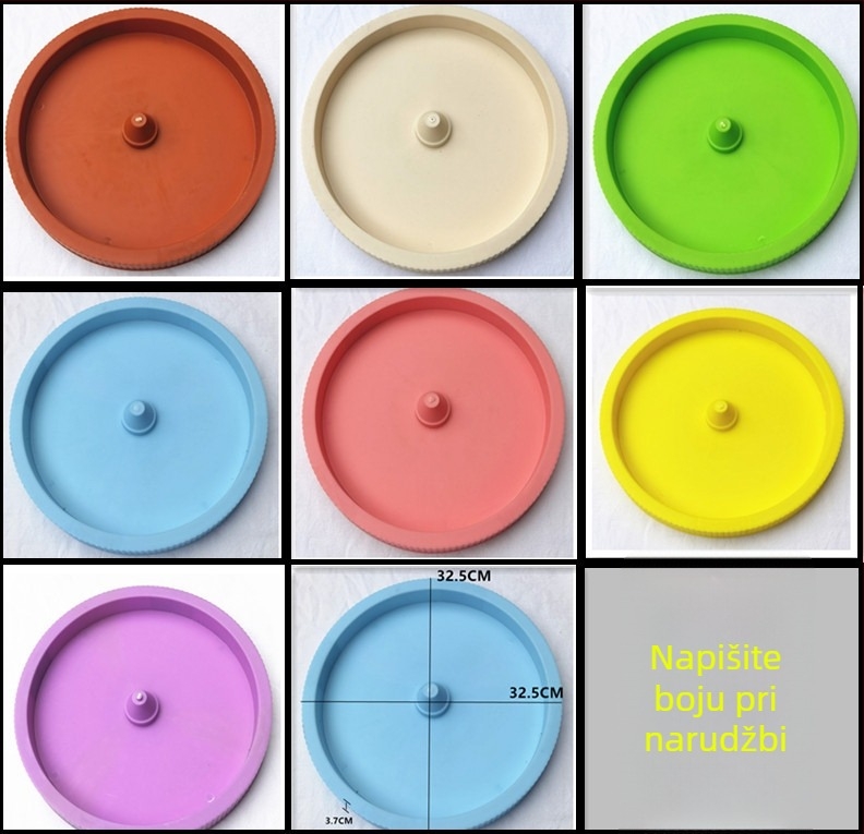 Cvjetni lonac s trodimenzionalnim višeslojnom posudom za uzgoj povrća i jagoda, plastični