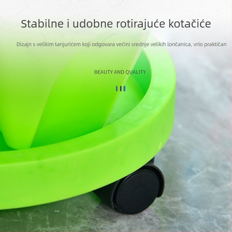 Cvjetni lonac s trodimenzionalnim višeslojnom posudom za uzgoj povrća i jagoda, plastični