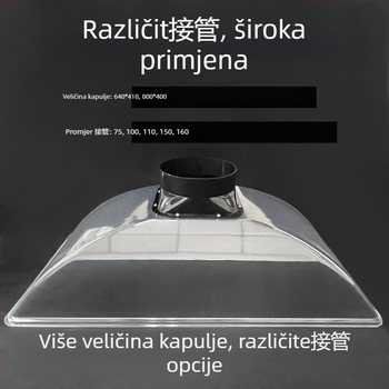 Isušni kapak za moksibuziju i zavarivanje | protok zraka 50 m3/h, buka <36 dB, napajanje AC | Marka Nine-leaf wind | Model Moxibustion solder exhaust hood
