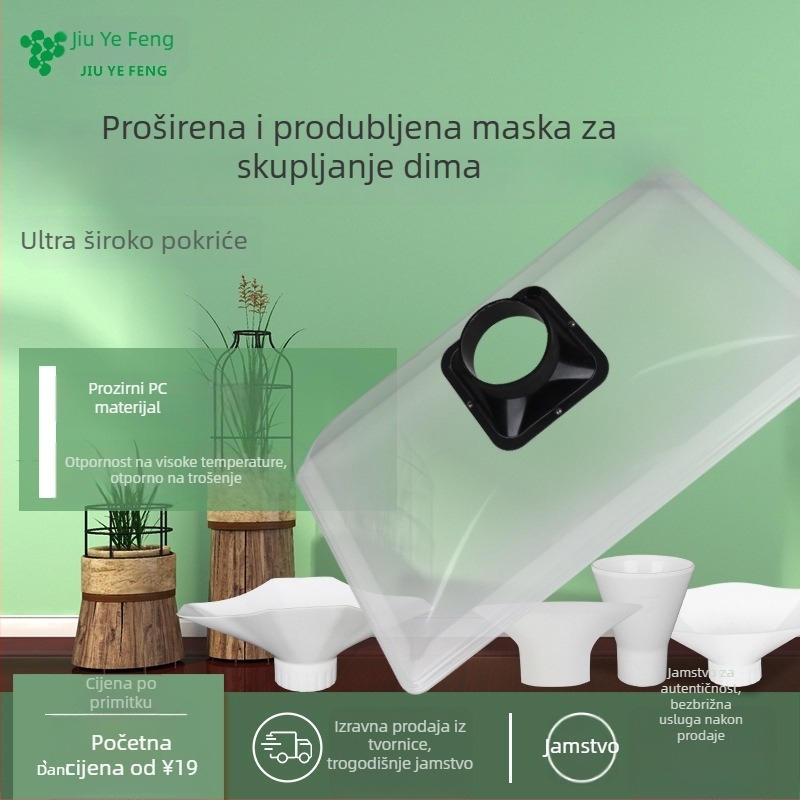 Isušni kapak za moksibuziju i zavarivanje | protok zraka 50 m3/h, buka <36 dB, napajanje AC | Marka Nine-leaf wind | Model Moxibustion solder exhaust hood