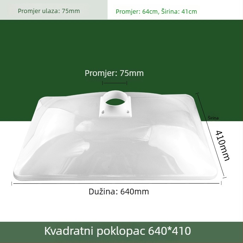 Isušni kapak za moksibuziju i zavarivanje | protok zraka 50 m3/h, buka <36 dB, napajanje AC | Marka Nine-leaf wind | Model Moxibustion solder exhaust hood