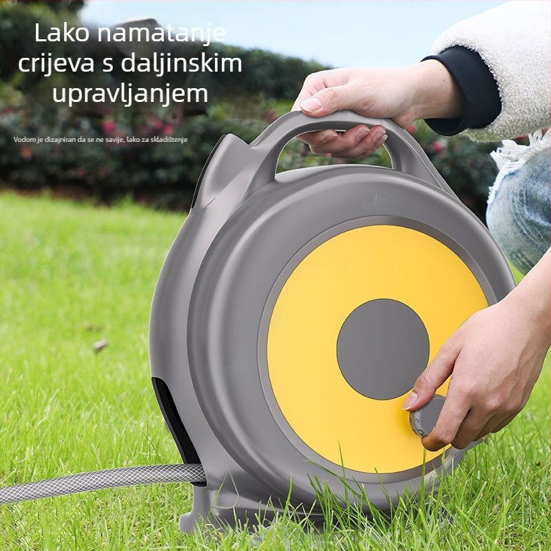 Lexia Vrtni alat za zalijevanje — Višefunkcionalni vodeni pištolj za zalijevanje cvijeća, pranje automobila i povrća, s pohranom