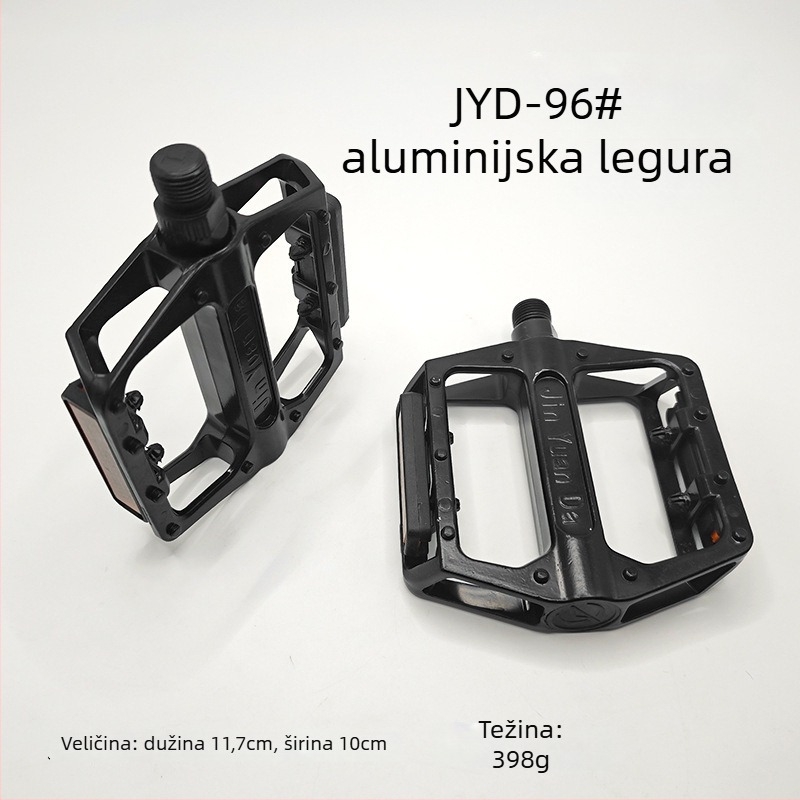 Pedale za bicikl od aluminijske legure s dvostrukim ležajem, univerzalni za cestovne i planinske bicikle, marka Yanjun, model 90#