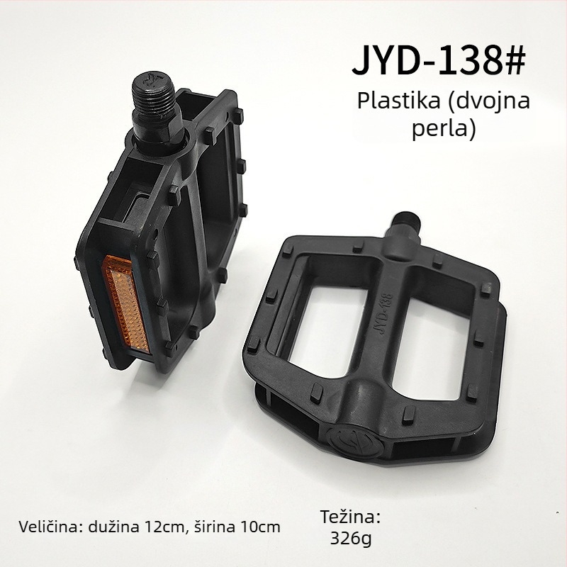 Pedale za bicikl od aluminijske legure s dvostrukim ležajem, univerzalni za cestovne i planinske bicikle, marka Yanjun, model 90#