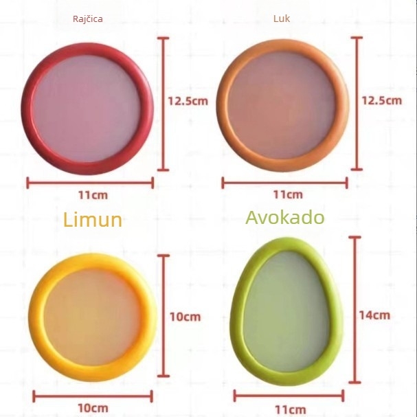 Plastična kružna kutija za čuvanje svježine, kapacitet ispod 300 ml, čuva voće i povrće svježe, jednoslojni kuhinjski spremnik