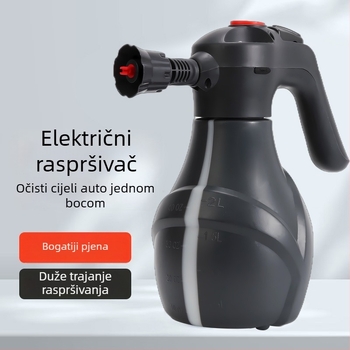 Pena za pranje automobila, bežično punjenje, visok tlak, PA tijelo i litijska baterija, mlaznica u obliku ventilatora