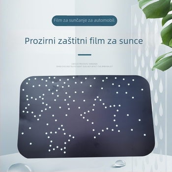 PVC naljepnica za prozor automobila s alfanumeričkim uzorkom, lijepljenje, tiskanje logotipa, mogućnost prilagodbe