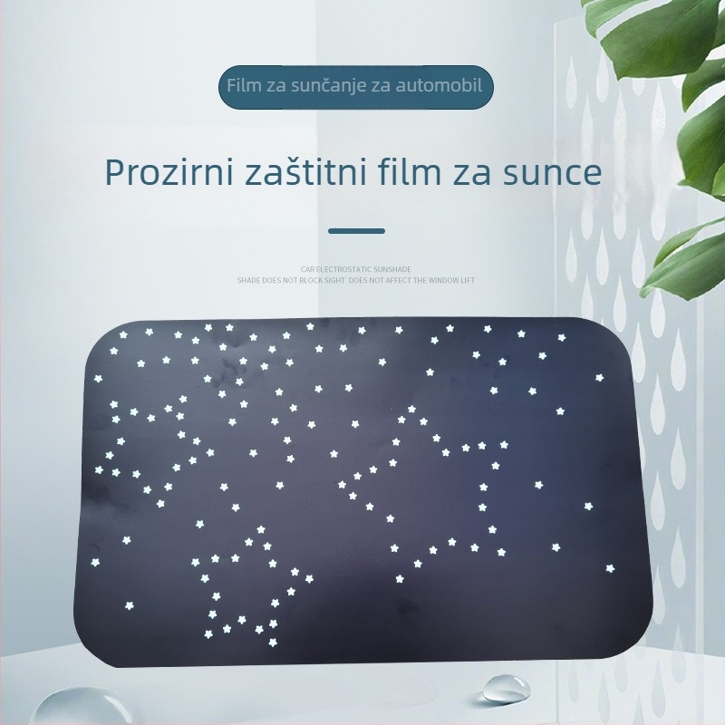 PVC naljepnica za prozor automobila s alfanumeričkim uzorkom, lijepljenje, tiskanje logotipa, mogućnost prilagodbe