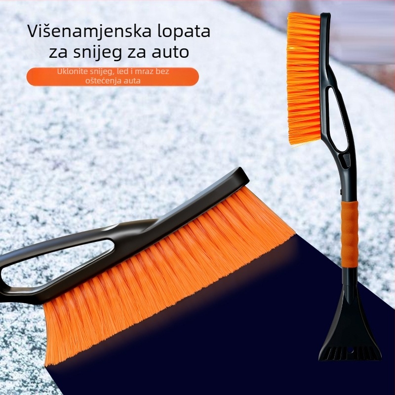 Auto snježna četka i lopata za snijeg - ABS + aluminijska legura, snježna lopata, snježna četka, alat za čišćenje