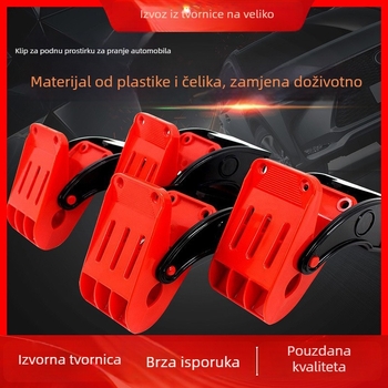Klip za čišćenje auto presvlake, zidni držač, višenamjenski skup alata s klipom i kukom