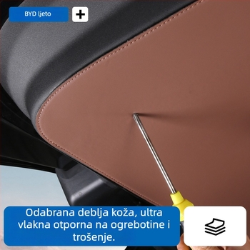 BYD zaštitna podloga za prtljažnik, koža, zaštita od udaraca nogom, model 54646456
