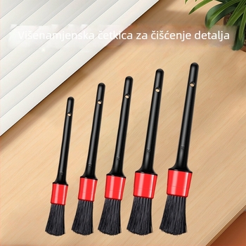 Kružna četka za pranje automobila, četka za detalje za proreze, plastična, 5-dijelni set, Record work, Kôd proizvoda: Jb-a-091