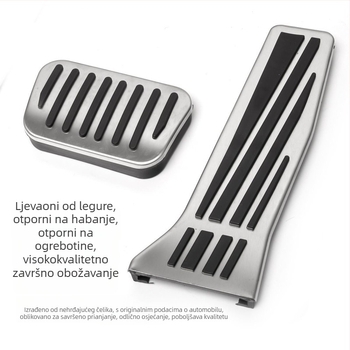 Aluminijski pedalski oslonac za L90/L60 – protuklizni unutarnji dekorativni dodatak za automatski prijenos