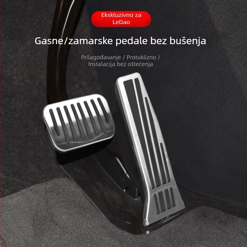 Aluminijski pedalski oslonac za L90/L60 – protuklizni unutarnji dekorativni dodatak za automatski prijenos