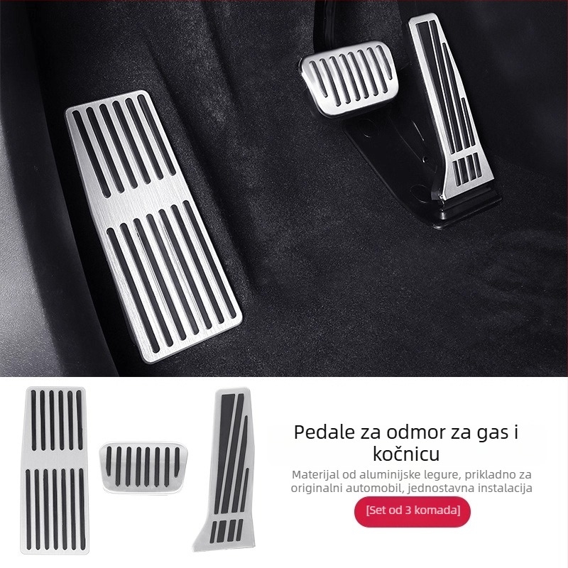 Aluminijski pedalski oslonac za L90/L60 – protuklizni unutarnji dekorativni dodatak za automatski prijenos