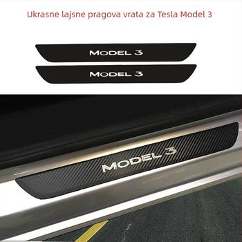 Tesla Model 3/Y unutarnja zaštitna folija — karbonska vlakna, Ditu, Guangzhou