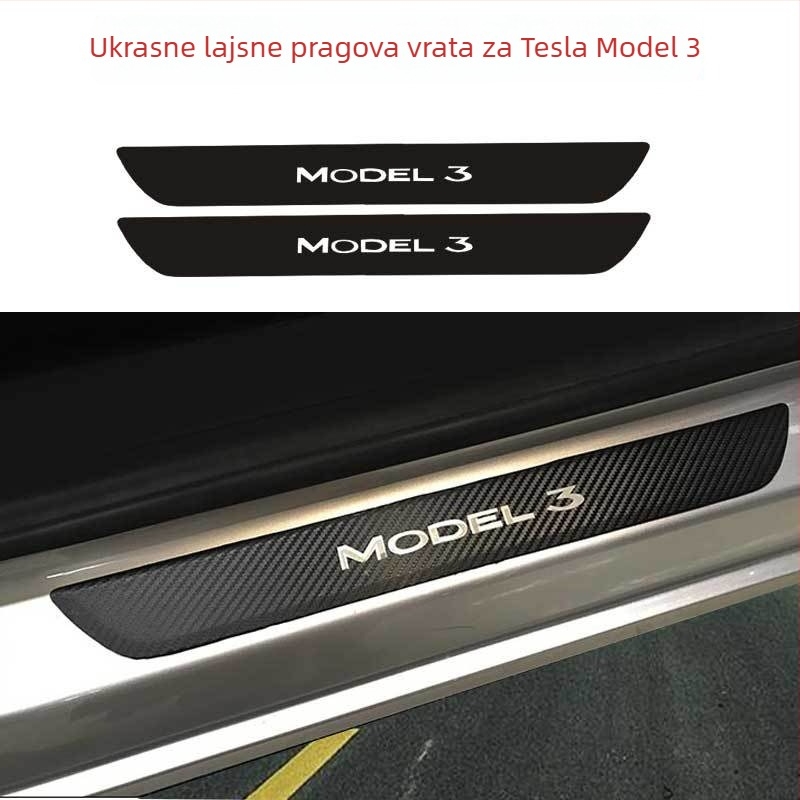 Tesla Model 3/Y unutarnja zaštitna folija — karbonska vlakna, Ditu, Guangzhou