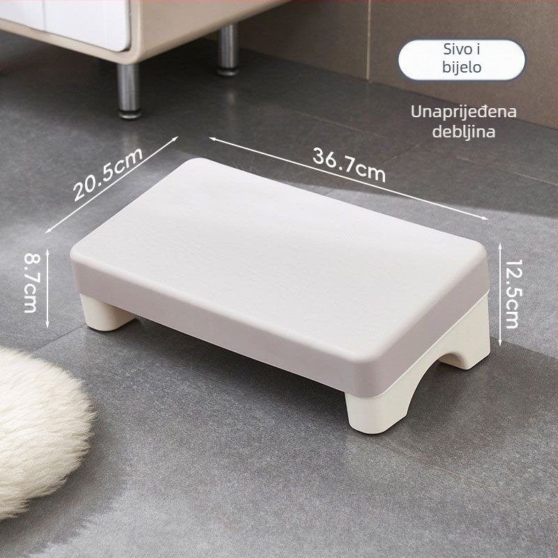 Podnožje za noge za ured – plastika, jednostavan modern dizajn, podrška za odmor, radno mjesto i kauč