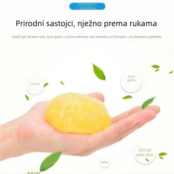 Gel za čišćenje interijera automobila i kuće — mekan gel, višenamjenski, privlači prašinu, tvrdoća 11H