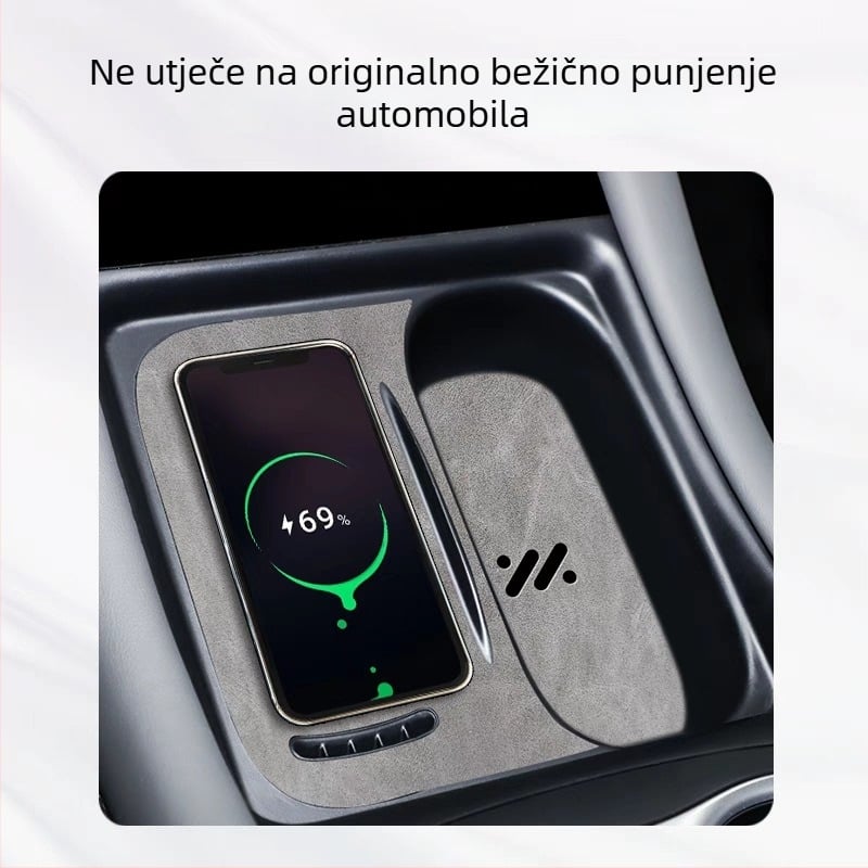Zaštitna folija za LS6 središnju konzolu, karbonska tekstura, otporna na habanje i ogrebotine; Model 18; Materijal: Koža; Tisak logotipa: Da; Prilagodba: Da