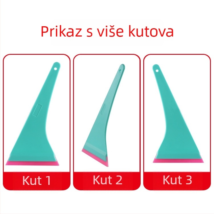 Alat za primjenu auto-filma – plastika + Oxford traka, marka 3k, tvrdi škrabac