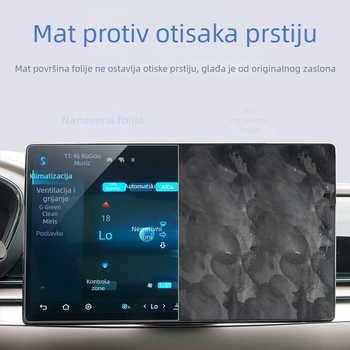 BYD Han 9 Film protiv odsjaja za središnji zaslon, 15,6 inča, mekani film, protiv plavog svjetla i anti-refleks