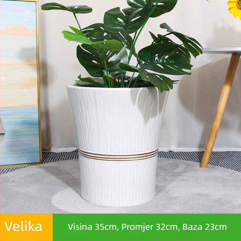 Keramička saksija za biljke, podna upotreba, univerzalni stil, kućno vrtlarstvo