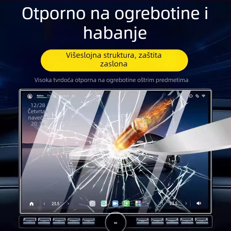 Zaštitno staklo od kaljenog stakla za središnji zaslon automobila SU7 Ultra