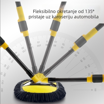 Mop za pranje automobila s mekanim vlaknima, četka za prašinu bez ogrebotina na boji – komplet alata za čišćenje automobila