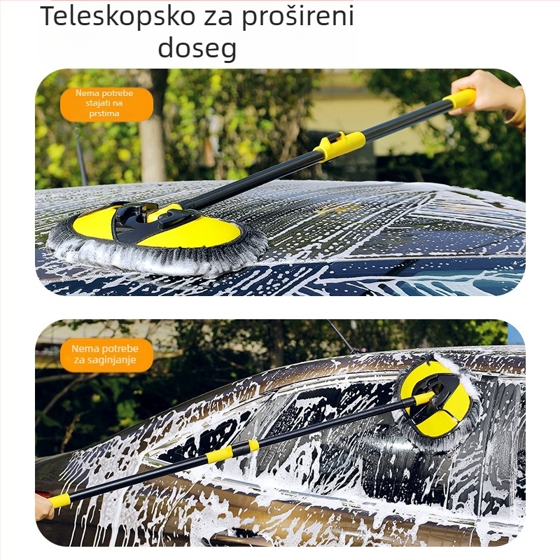 Mop za pranje automobila s mekanim vlaknima, četka za prašinu bez ogrebotina na boji – komplet alata za čišćenje automobila