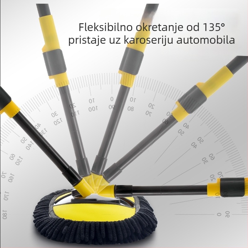 Mop za pranje automobila s mekanim vlaknima, četka za prašinu bez ogrebotina na boji – komplet alata za čišćenje automobila