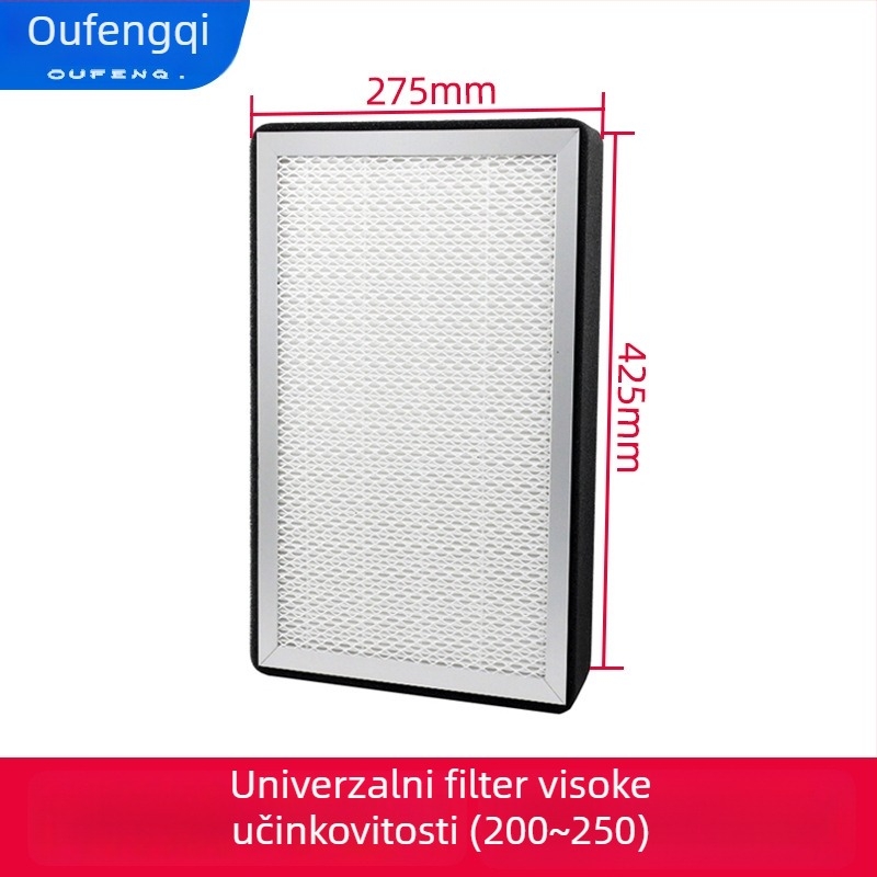 Ofenqi Kutija za filtriranje svježeg zraka - Unutarnja jedinica za pročišćavanje zraka s PM2.5 filtrom, uključuje primarni, srednje učinkovit i visokoučinkoviti filtr, za dom i trgovačke prostore