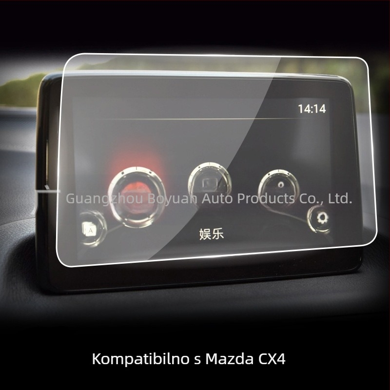 Mazda CX-3 CX-4 CX-5 CX-8 zaštitno staklo za navigacijski zaslon na središnjem zaslonu – HD zaštita