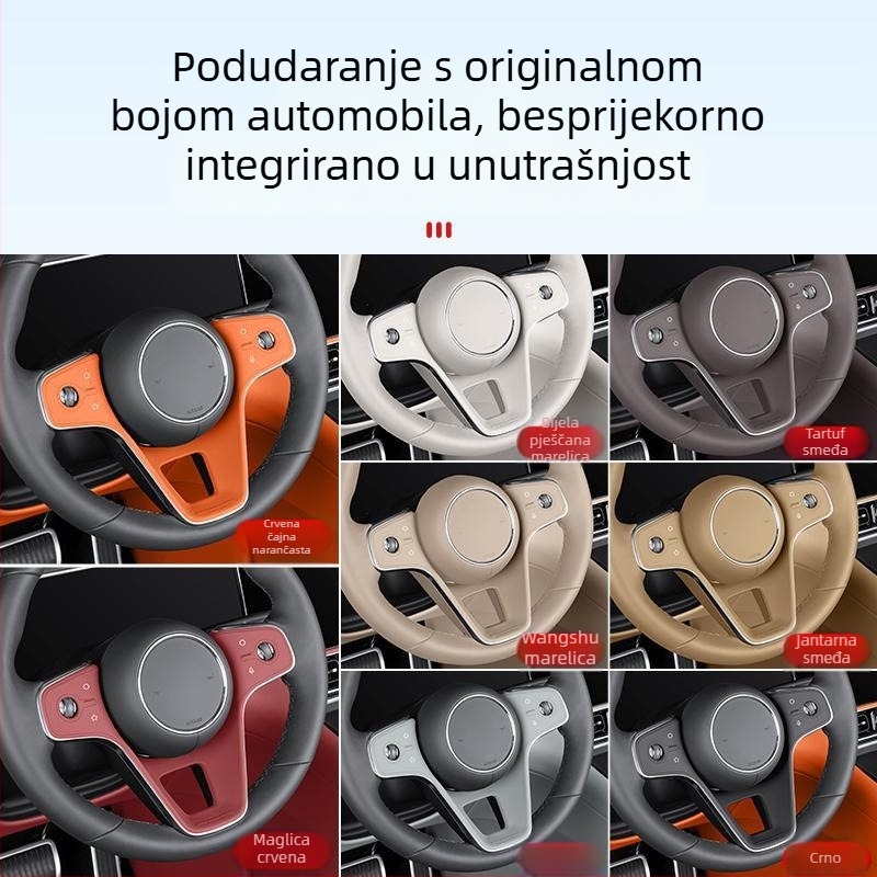 Silikonska zaštitna podloga za volan s unutarnjim filmom protiv ogrebotina za 26 modela M7 Wenjie M9M8 — dekor interijera automobila