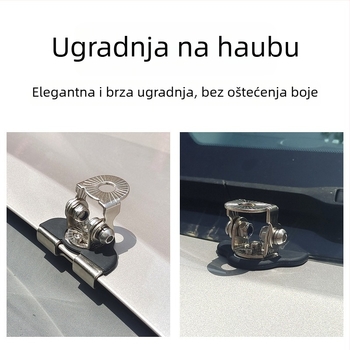 Držač projekcijskog svjetla za haubu automobila, fiksna proširena osnova, željezo, univerzalna kompatibilnost