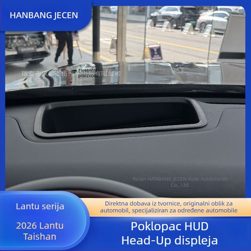 Zaštitni poklopac za 6D HUD za 2026 Lantu Taishan, zakrivljeni instrument ploča — ABS unutarnja ploča
