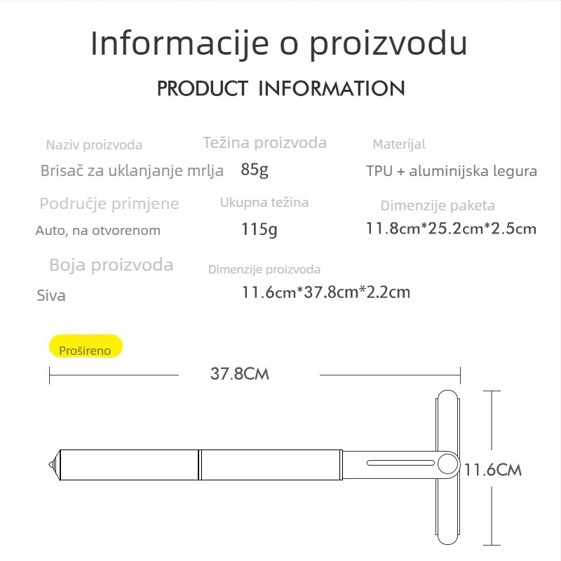 Chu Fan legirana auto četka za pranje