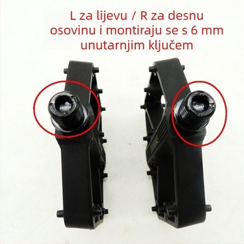 Pedal za planinski bicikl s podmazanim ležajevima NL333, visokokvalitetni najlon QT